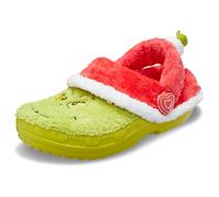 Crocs The Grinch Classic Lined Clog K, Zuecos Unisex niños, Multicolor, 29/30 EU