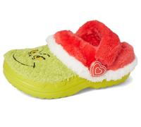 Crocs The Grinch Classic Lined Clog T, Zuecos Unisex niños, Multicolor, 19/20 EU