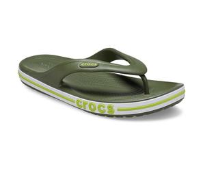 Crocs, Unisex adulto, Bayaband Flip, verde militar, 5 UK Hombre/6 UK Mujeres