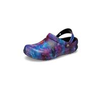 Crocs Unisex Adulto Bistro Work Graphic Clog Zueco, Black/Black, 45/46 EU