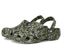 Crocs,Unisex Adulto,Classic Confetti Clog,Verde Militar/Multicolor,42-43