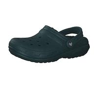 Crocs Classic Lined Clog, Zuecos Unisex adulto, Evergreen, 33/34 EU