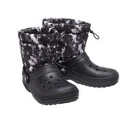 Crocs Unisex Adulto Classic Lined Neo Puff Tie Dye Boot Botas, Black, 36/37 EU