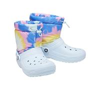 Crocs Unisex Adulto Classic Lined Neo Puff Tie Dye Boot Botas, Mineral Blue, 36/37 EU