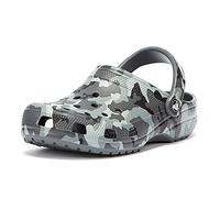 Crocs Unisex Adulto Classic Printed Camo Clog Zueco, Slate Grey/Multi, 38/39 EU