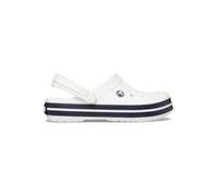 Crocs Unisex Adulto, Crocband, Blanco/Azul Marino, 3 Hombres y 4 Mujeres