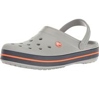Crocs Unisex Adulto Crocband Clog Zueco, Light Grey/Navy, 36/37 EU