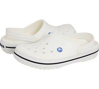Crocs Crocband U, Zuecos Unisex Adulto, Blanco (White), 43-44 EU