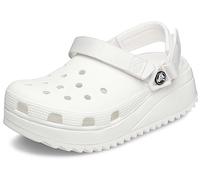 Crocs Classic Hiker Clog Zuecos Unisex adulto, White/White V01, 43/44 EU