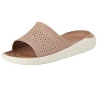 Crocs Unisex Adulto LiteRide Slide Sin cordones, Latte/Stucco, 37/38 EU