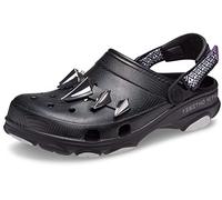 Crocs Unisex Classic All Terrain Black Panther Clogs, Multi, 7 US Men