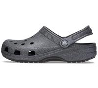 Crocs Unisex Classic Sparkly Clogs | Metallic and Glitter Shoes for Women, Black, 15 US