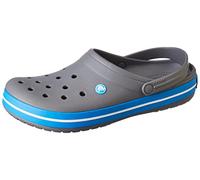 Crocs Unisex Crocband Clogs and Mules, Charcoal/Ocean_N, 6 UK Men/ 7 UK Women (M7W9)