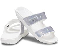 Crocs Unisex Men's and Women's Classic Sandal Slide, Multicolor Glitter, 12 US