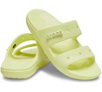Crocs Unisex Men's and Women's Classic Two-Strap Slide Sandals, Sulphur, 16 US