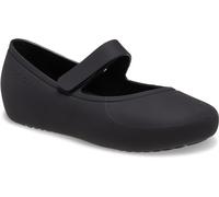 Crocs Unisex Niño Brooklyn Mary Jane Flat T Plano, Black, 19/20 EU