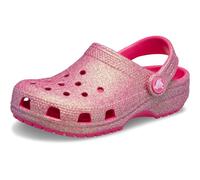 Crocs Unisex Niño Classic Iridescent Glitter CgK Zueco, Dragon Fruit, 38/39 EU