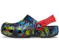 Crocs Unisex Niño Classic Tie-Dye Graphic Clog T Zueco, Turq Tonic/Multi, 22/23 EU