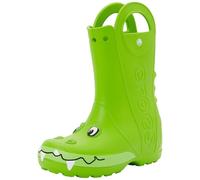 Crocs Unisex Niño Handle It Rain Boot K Botas, Crocs Green, 30/31 EU