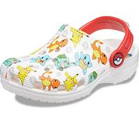 Crocs Unisex Niño Pokemon Classic Clog K Zueco, White/Multi, 33/34 EU