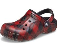 Crocs Ralen Lined Clog K, Zuecos, Unisex niños, Black/Multi, 22/24 EU