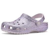 Crocs,Unisex niños,Classic Chunky Glitter Clog K,Hielo de UVA,33-34