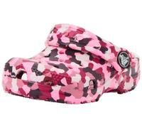 Crocs,Unisex niños,Classic Confetti Clog T,Rosa/Multicolor,22-23