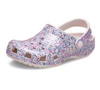 Crocs,Unisex niños,Classic Dazzle Glitter Clog K,Crema de Cacao,36-37