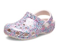 Crocs,Unisex niños,Classic Dazzle Glitter Clog T,Crema de Cacao,27-28