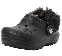 Crocs,Unisex niños,Classic Fleece Lined Clog T,Negro,23-24