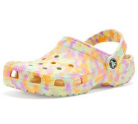 Crocs,Unisex niños,Classic Glow Confetti Clog K,Multi Brillo,28-29