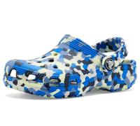 Crocs,Unisex niños,Classic Glow Confetti Clog T,Luz Brillante/Multicolor,25-26