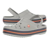 Crocs Unisex Adulto Crocband Clog Zueco, Light Grey/Navy, 37/38 EU