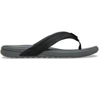 Crocs Yukon Surf - Chanclas para hombre, color gris pizarra/negro, talla 8, Gris pizarra y negro, 42/43 EU
