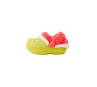 Crocs The Grinch Classic Lined Clog T, Zuecos Unisex niños, Multicolor, 25/26 EU
