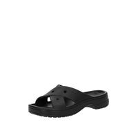 Crocs Classic Womens Cross Strap, Sandalias Mujer, Negro, 39/40 EU