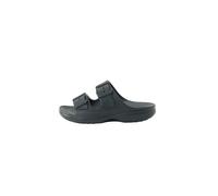Crocs Sandalias Saturday para mujer, color negro, talla 7 para mujer