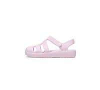 Crocs Classic Fisherman T, Sandalias Unisex niños, Pink Milk, 25/26 EU