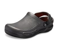 Crocs Zapatos de trabajo unisex para adultos Bistro Pro LiteRide Clog antideslizantes, color negro, 10 hombres/12 mujeres