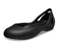 Crocs Zapatos planos Kadee de ballet para mujer, Negro, 8