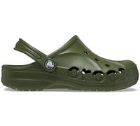 Crocs, Zuecos Baya para niños, Color Verde Militar, Talla 2