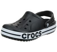 Crocs Zuecos Bayaband para Mujer Y Hombre. Cómodos, Divertidos, Transpirables, Resistentes Y Fáciles De Limpiar. 45-46 EU Black/White