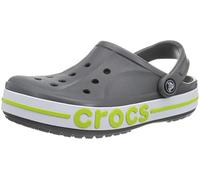 Crocs Zuecos Bayaband para Mujer Y Hombre. Cómodos, Divertidos, Transpirables, Resistentes Y Fáciles De Limpiar. 37-38 EU Slate Grey/Lime Punch