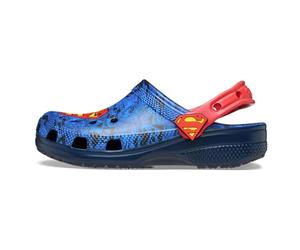 Crocs Zuecos clásicos de Superman para niños