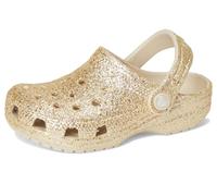 Crocs Zuecos clásicos Gruesos con Purpurina, Color Arenisca, Talla 5 para niños, Beige, 5 UK Child