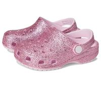 Crocs Zuecos clásicos Gruesos con Purpurina, Color Leche Rosa, Talla 9 para niños, Leche Rosa, 9 UK Child