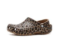 Crocs Zuecos clásicos, Sepia/Leopardo, Talla 7 UK Niño, Leopardo Sepia, 7 UK Child