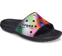 Crocs Zuecos clásicos Unisex, Negro/Multicolor, 9 UK