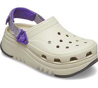 Crocs Zuecos clásicos unisex para adultos, Hueso/morado neón, 12 Women/10 Men