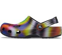 Crocs Zuecos clásicos Unisex para Adultos, Negro Multi Solarizado, 34/35 EU